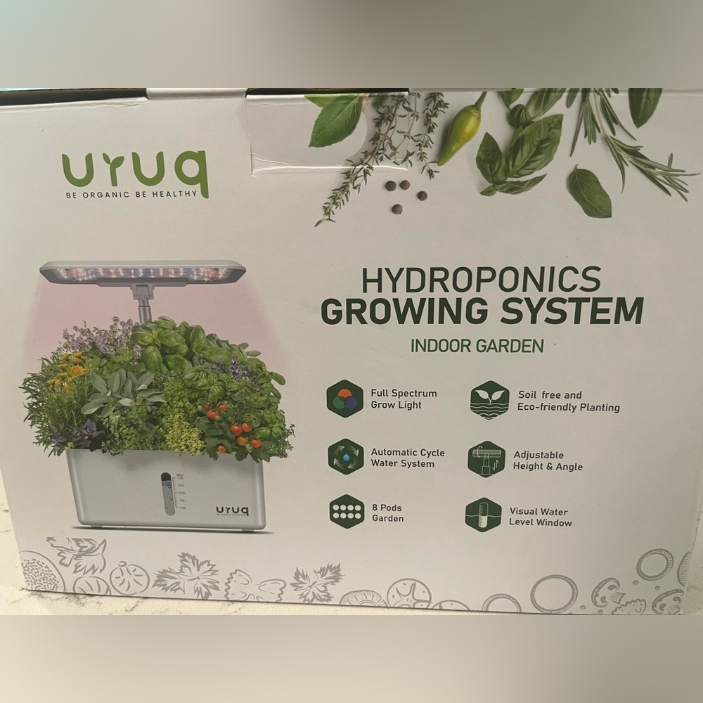 URUQ INDOOR GARDEN HYDROPONIC GROWIJG SYSTEM.